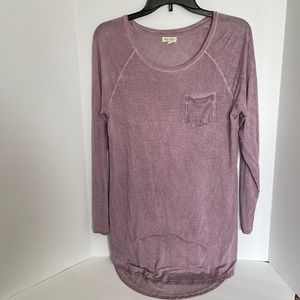 Ultra Flirt purple wash tunic Juniors size Medium